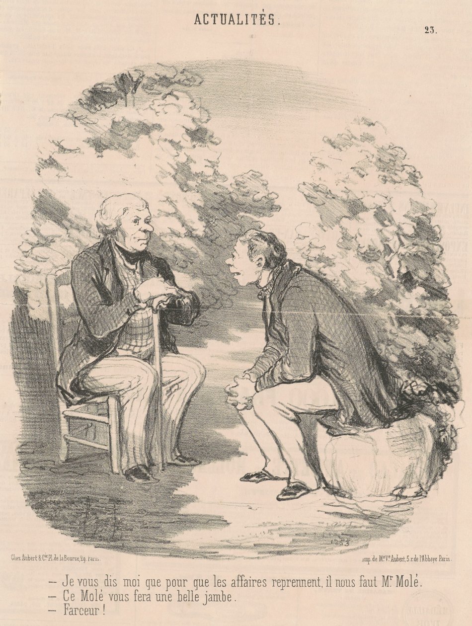 Ich sage Ihnen ... wir brauchen Herrn Molé ... von Honoré Daumier