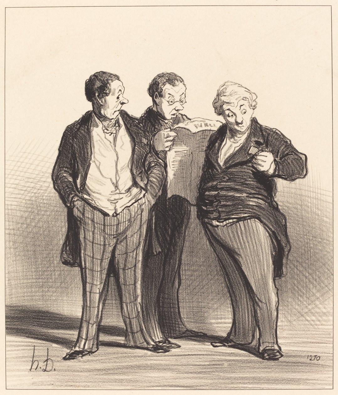 Das Verbot des Tragens von Auszeichnungen von Honoré Daumier