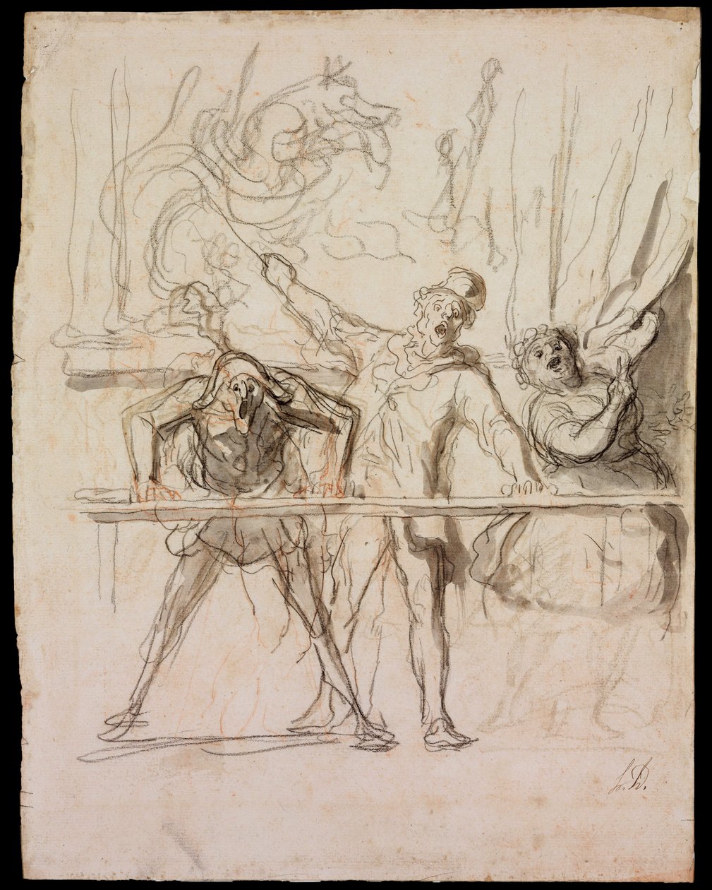 Die Parade von Honoré Daumier
