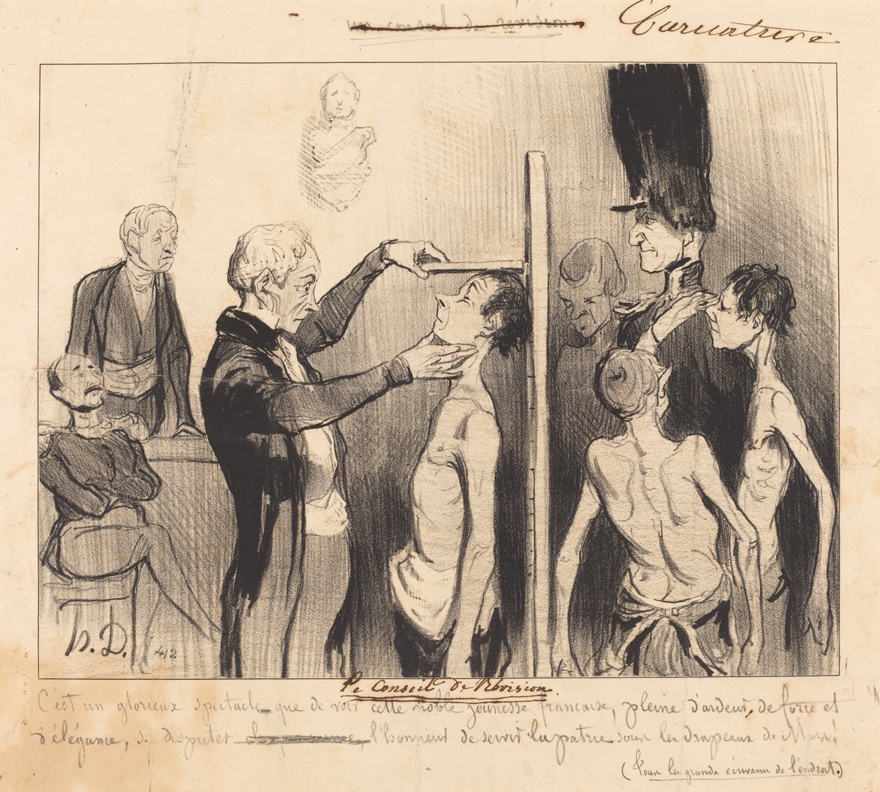 Der Revisionsrat von Honoré Daumier