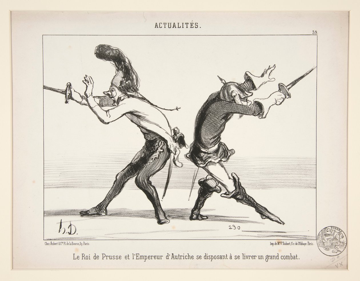 Der König von Preußen von Honoré Daumier