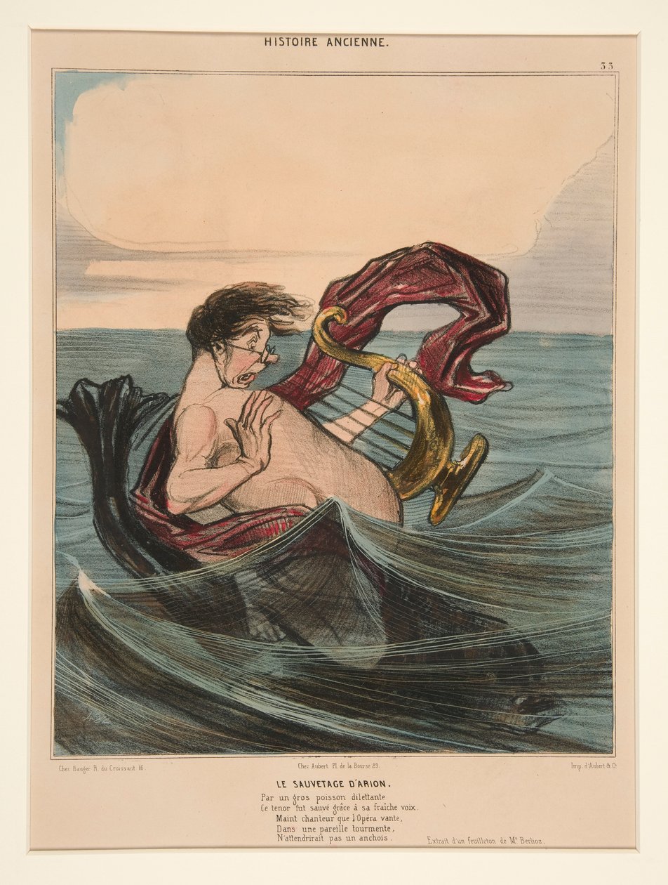 Die Rettung D von Honoré Daumier
