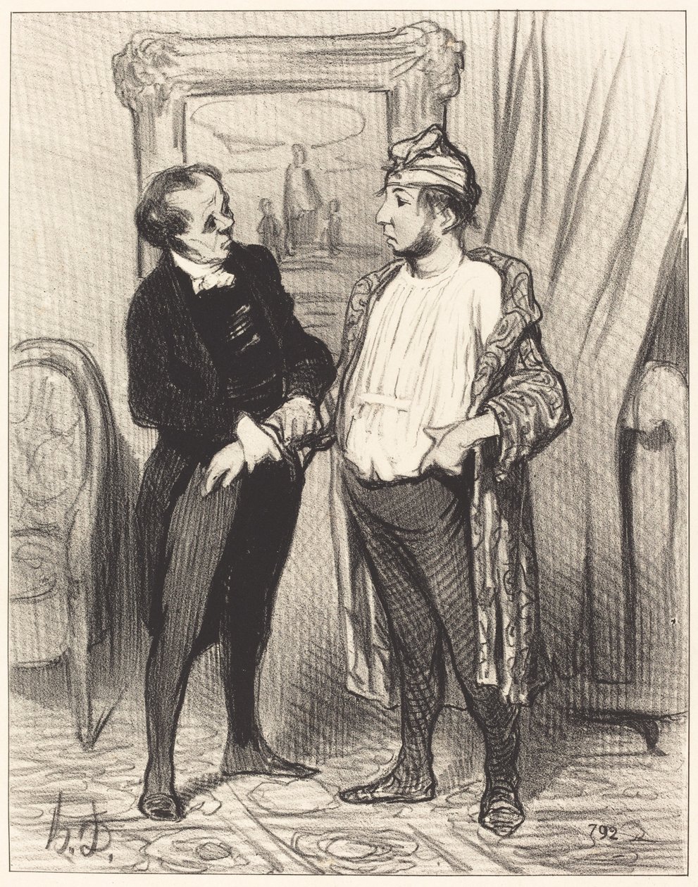 Mein Lieber, ich versichere dir, dass ich dir... von Honoré Daumier