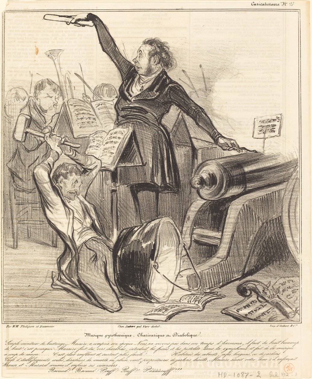 Musique pyrothecnique, Charivarique et Diabolique von Honoré Daumier