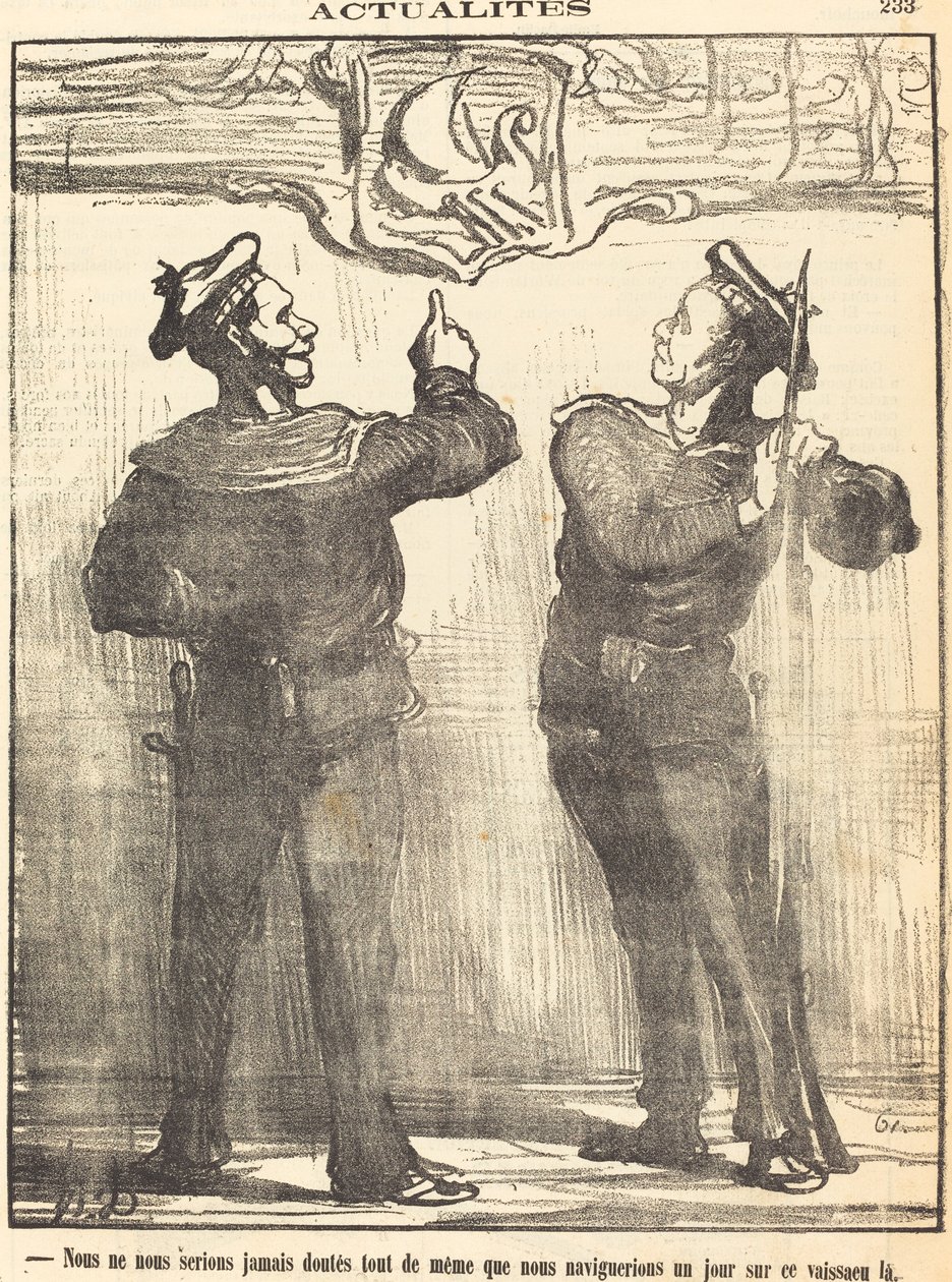Wir hätten es trotzdem nie vermutet... von Honoré Daumier