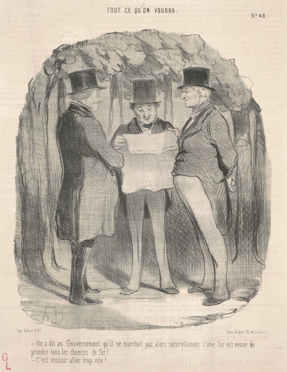 Man sagte der Regierung, dass sie nicht funktionierte ... von Honoré Daumier