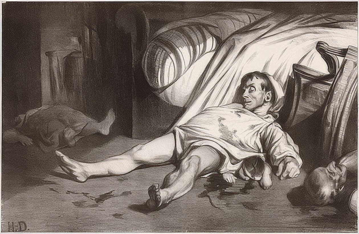 Rue Transnonain, le 15 avril 1834 von Honoré Daumier
