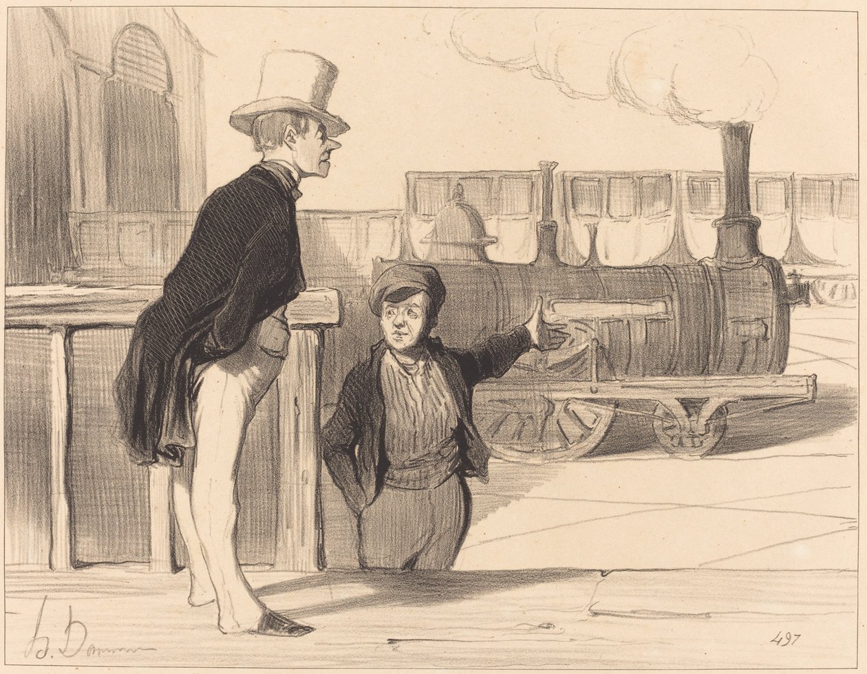 Ist meine Maschine gut? Ich glaube schon... von Honoré Daumier