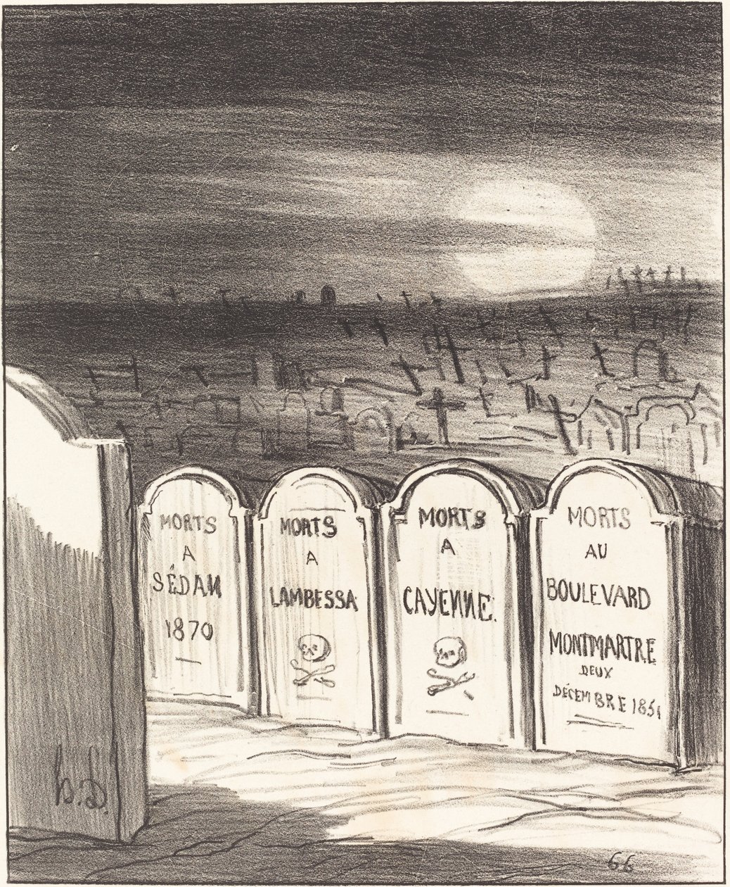 Napoleonplatz von Honoré Daumier