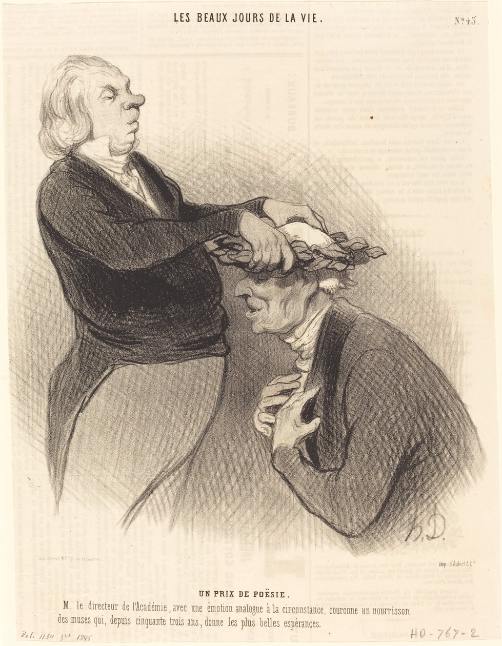 Ein Poesiepreis von Honoré Daumier