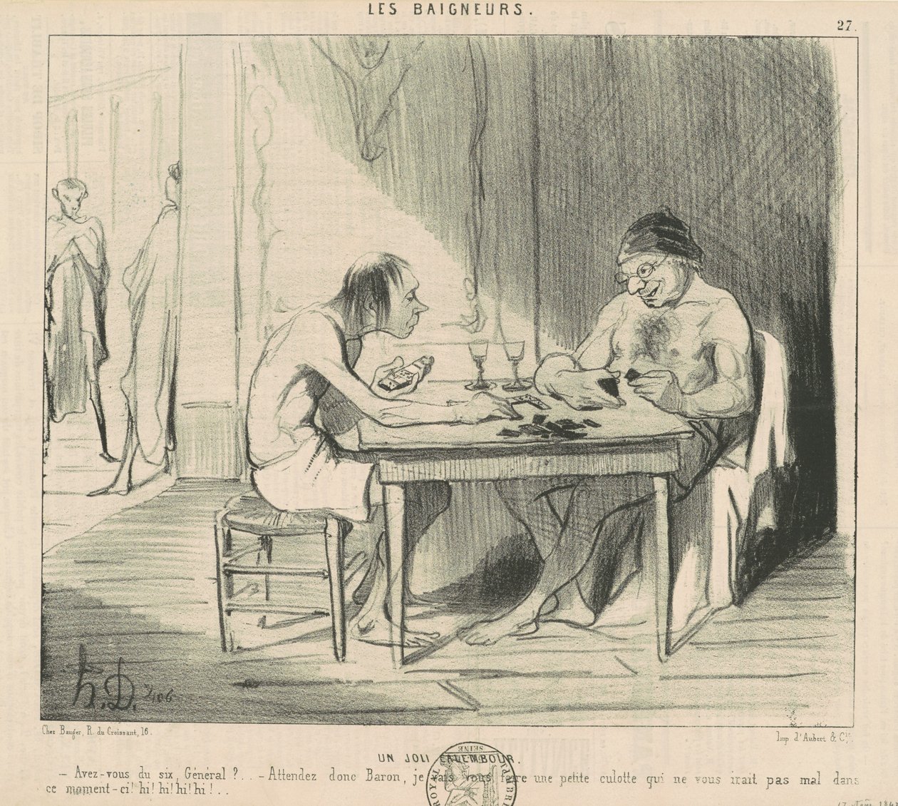 Ein hübsches Wortspiel von Honoré Daumier