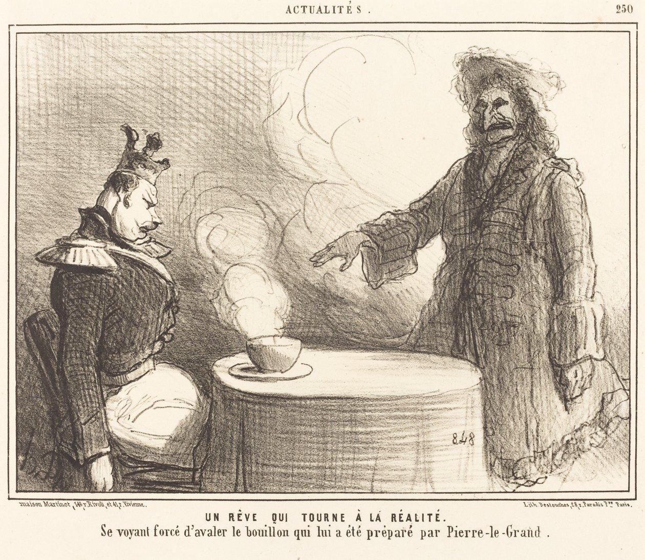 Ein Traum, der zur Realität wird von Honoré Daumier