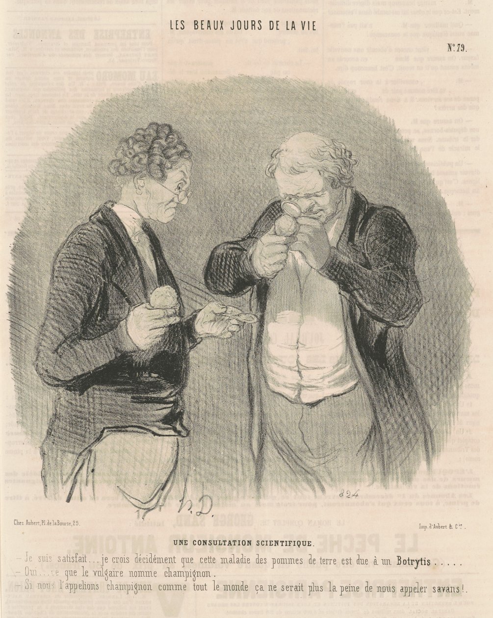 Eine wissenschaftliche Beratung von Honoré Daumier
