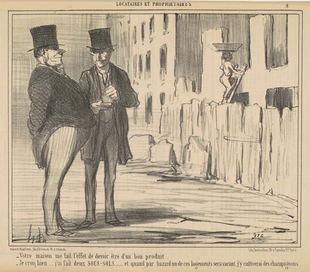 Ihr Haus wirkt auf mich, als ob ... von Honoré Daumier