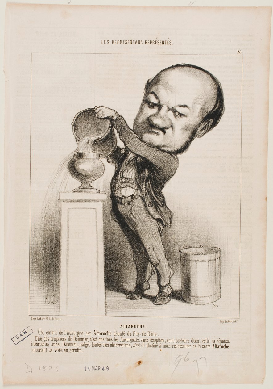 Altaroche von Honoré Daumier