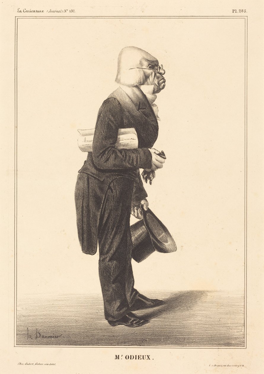 Antoine Odier von Honoré Daumier