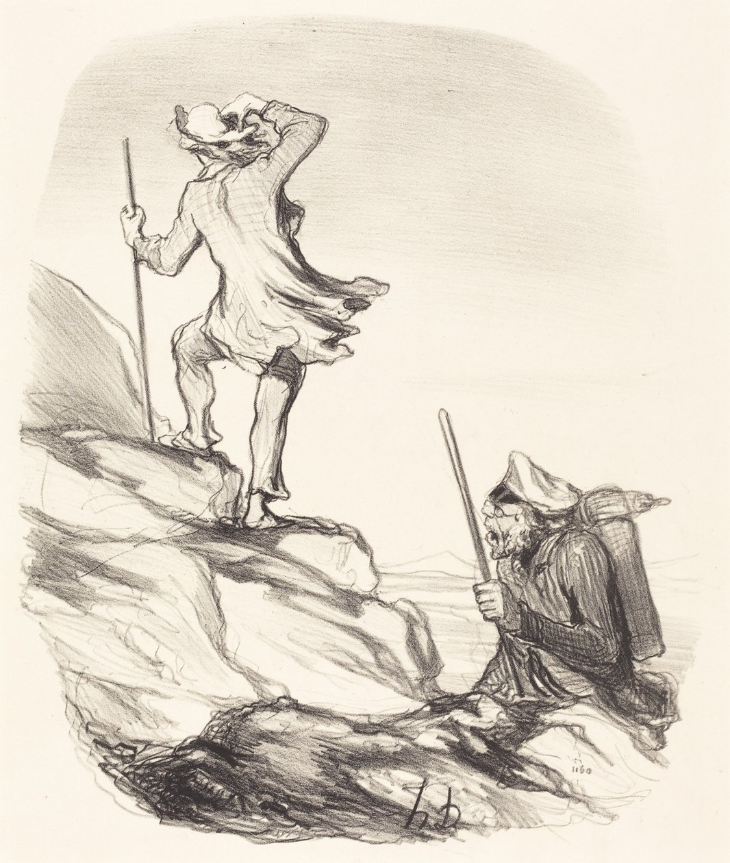 Siehst du einen zivilisierten Ort... von Honoré Daumier