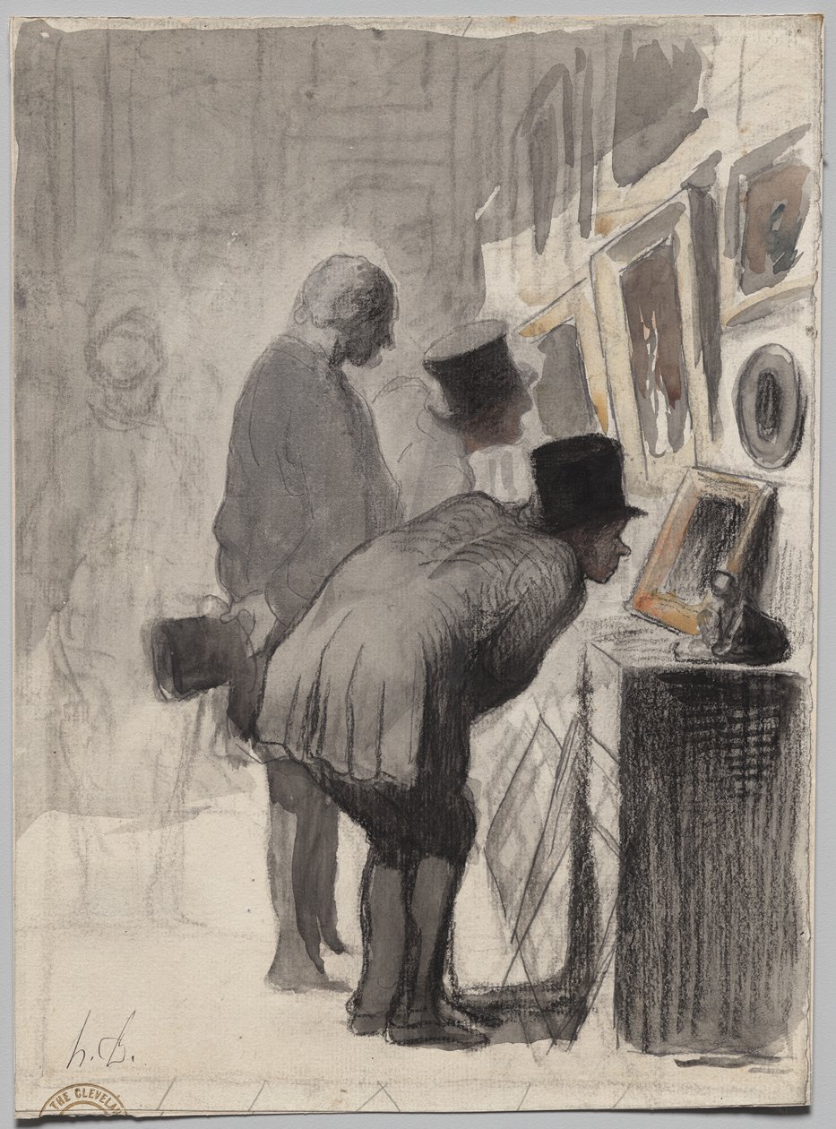 Kunstliebhaber von Honoré Daumier