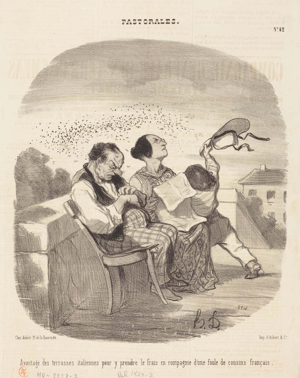 Vorteile der italienischen Terrassen von Honoré Daumier