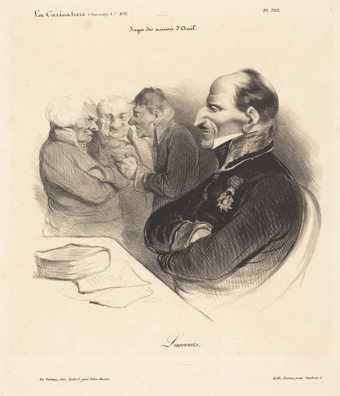 Baron de Lascours von Honoré Daumier