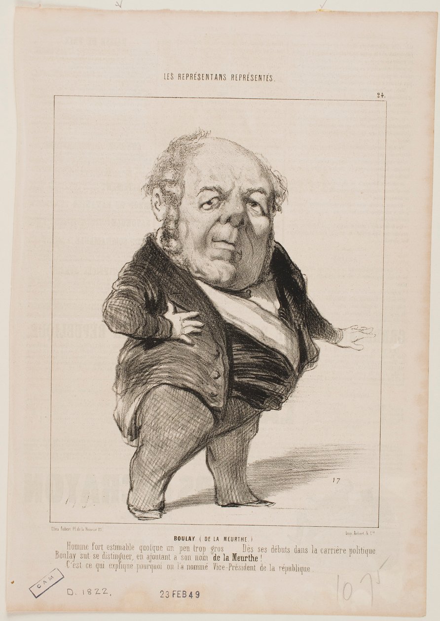 Boulay (de la Meurthe) von Honoré Daumier