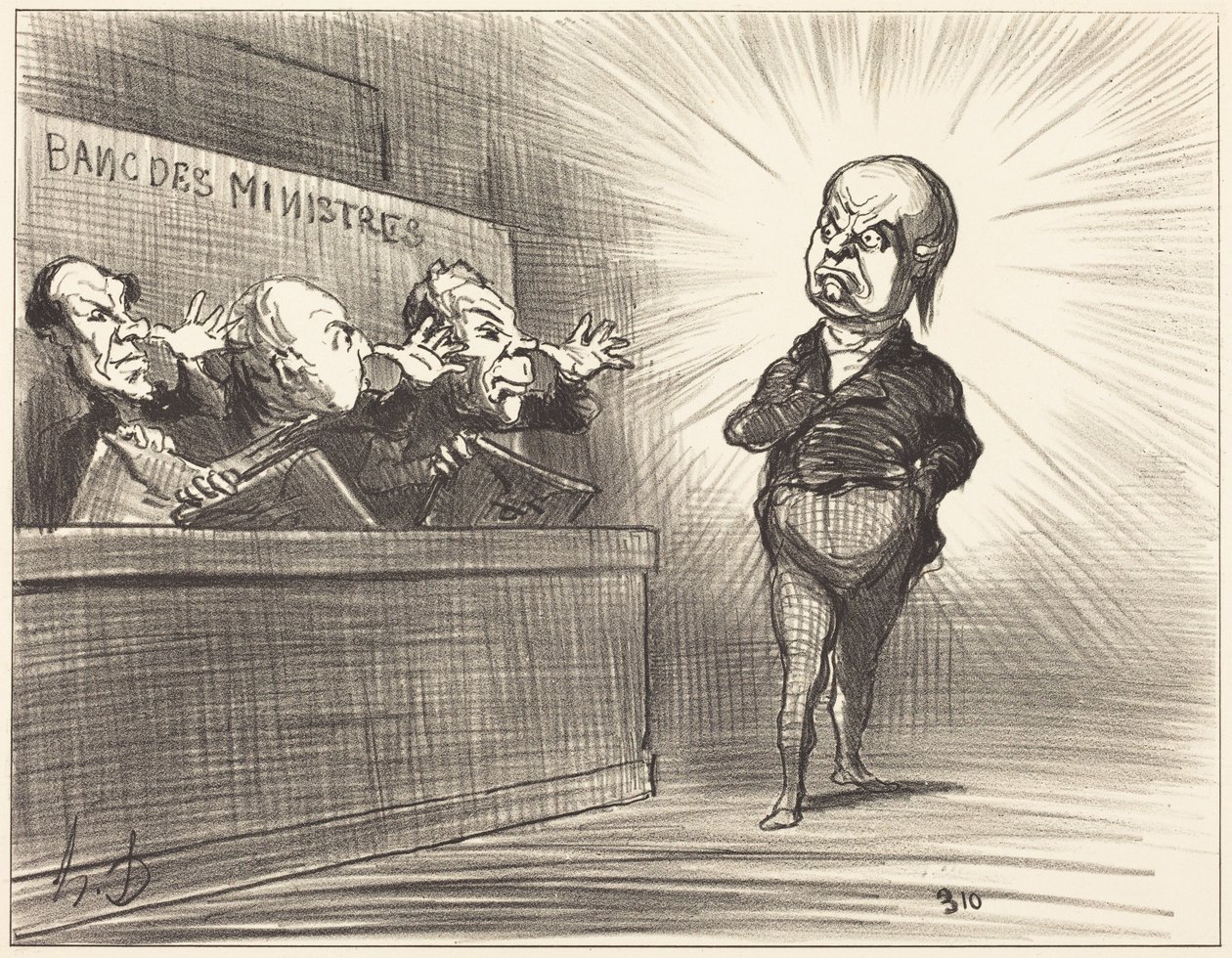 Noch nicht dieses Mal... von Honoré Daumier