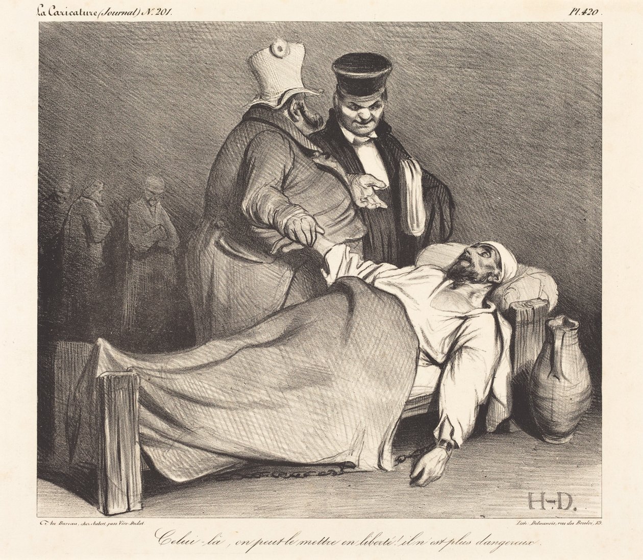 Diesen da kann man freilassen! von Honoré Daumier