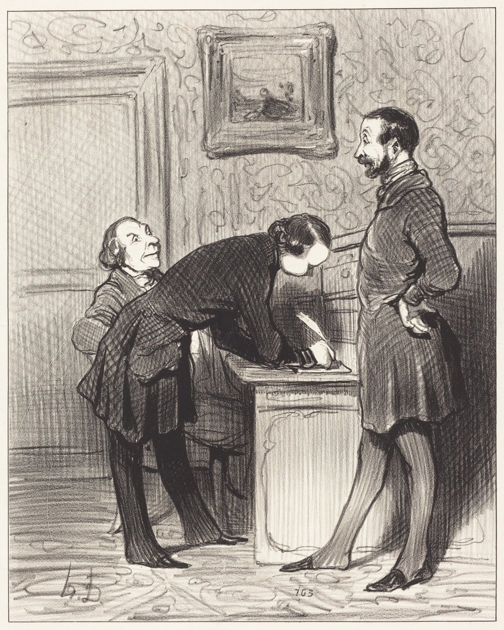 Es ist ja gerade deshalb, weil er Ihr Freund ist... von Honoré Daumier