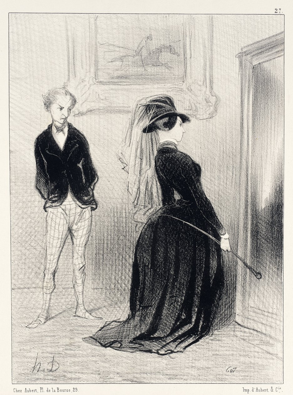 Es ist seltsam...mir kommen jetzt keine Ideen mehr... von Honoré Daumier