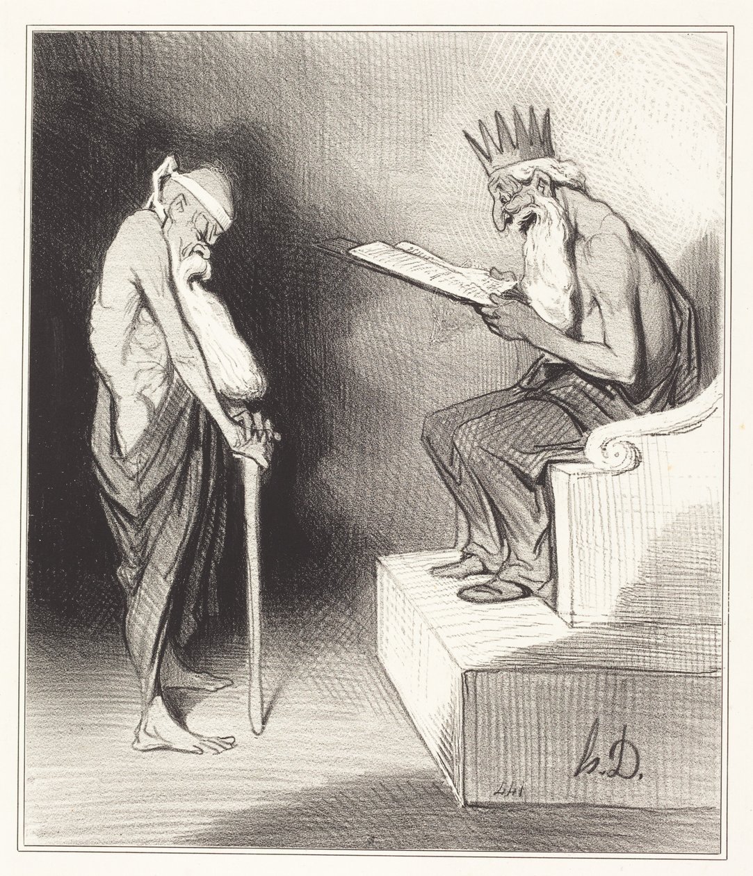 Clémence de Minos von Honoré Daumier