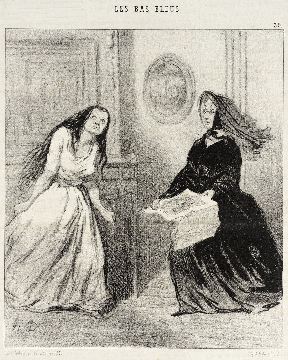 Kommentar! noch eine Karikatur über uns... von Honoré Daumier