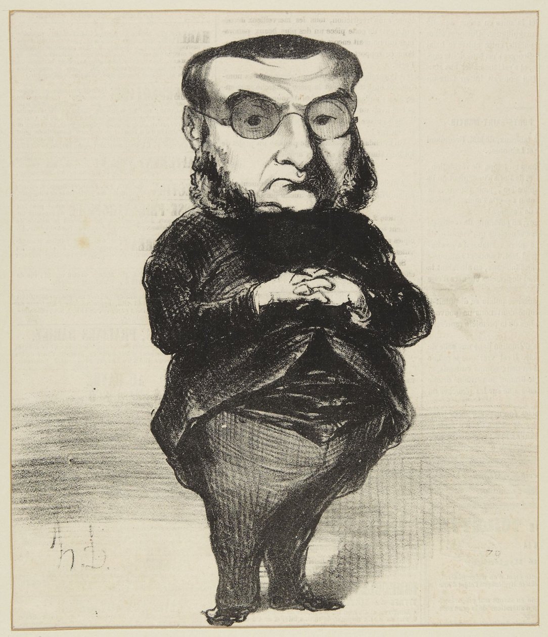 Coquerel von Honoré Daumier