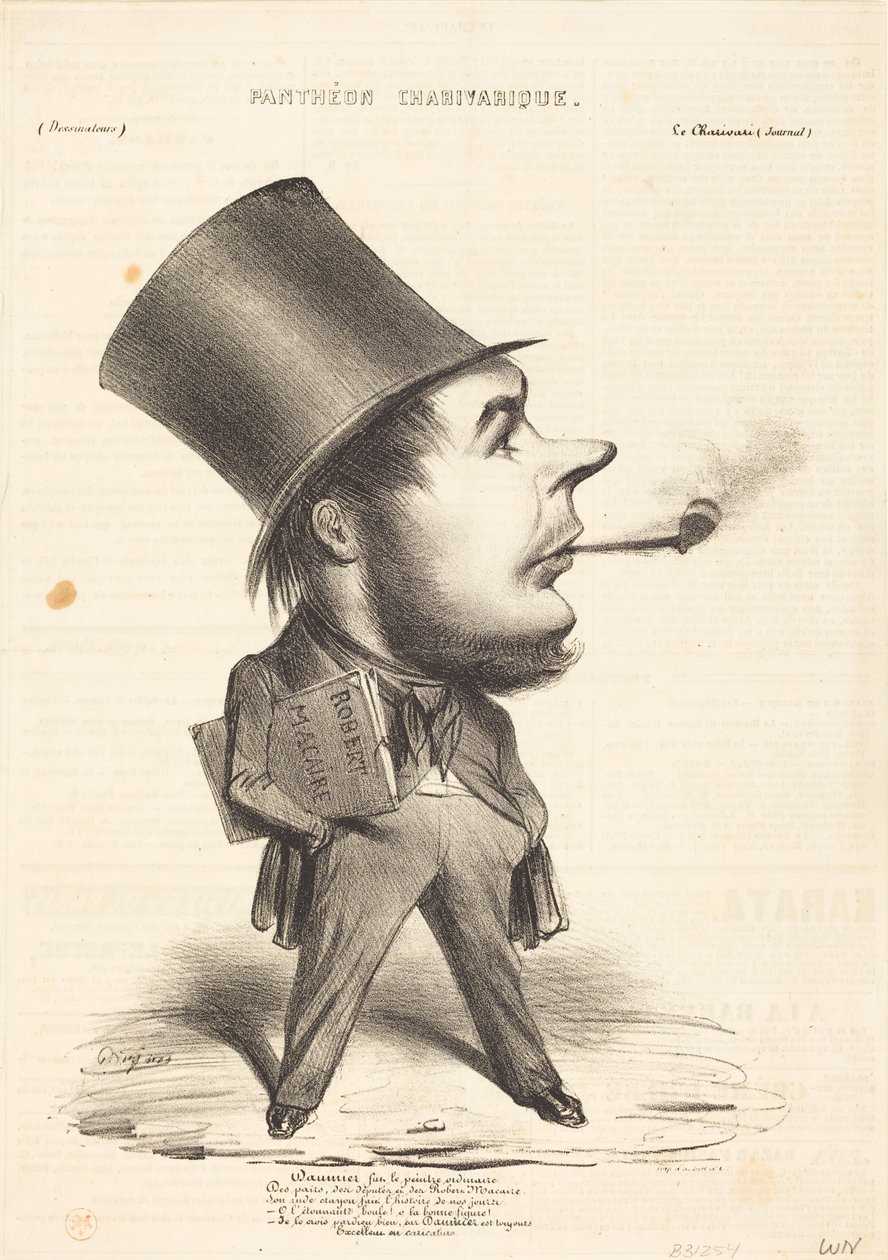 Daumier war der gewöhnliche Maler... von Honoré Daumier