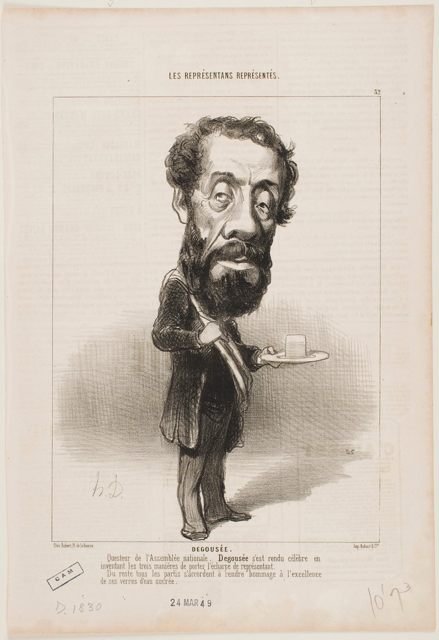 Die Beraubte von Honoré Daumier