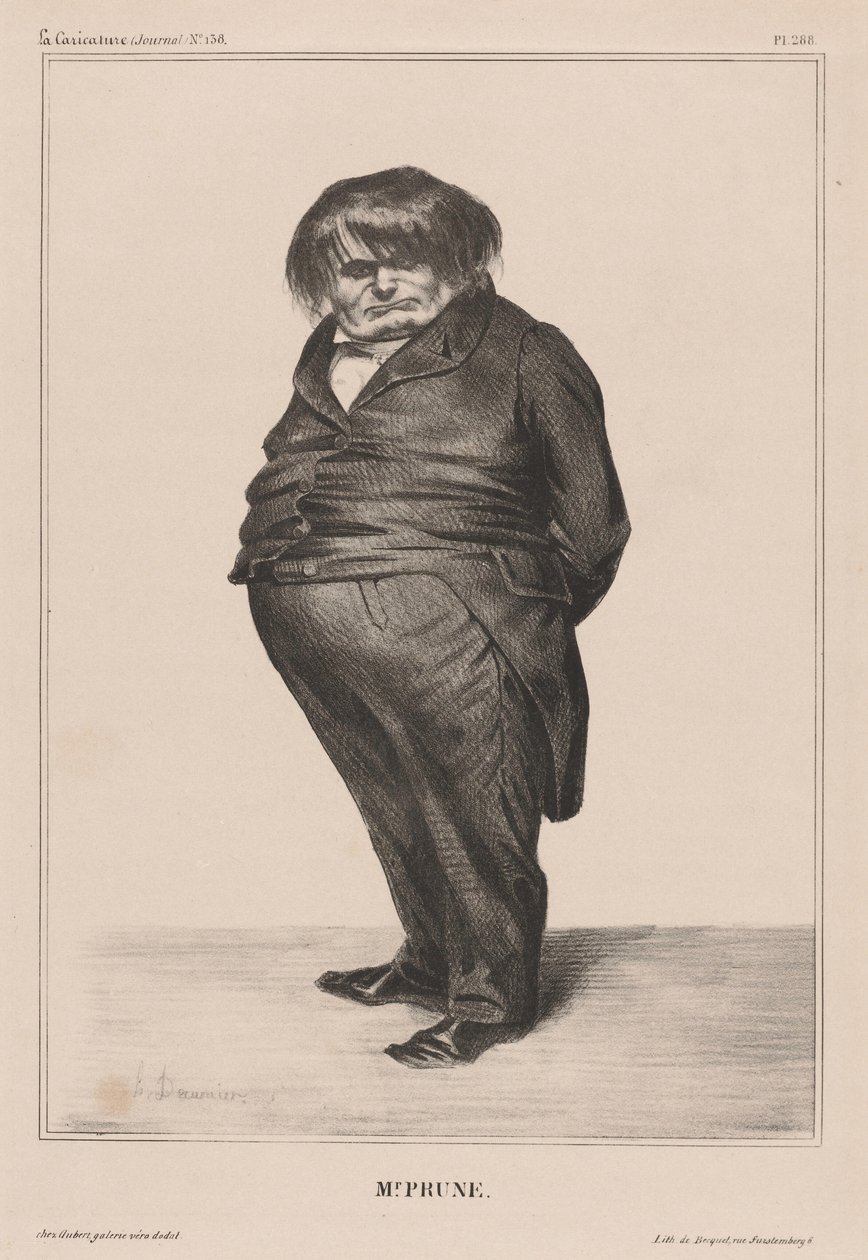 Doktor Prunelle von Honoré Daumier