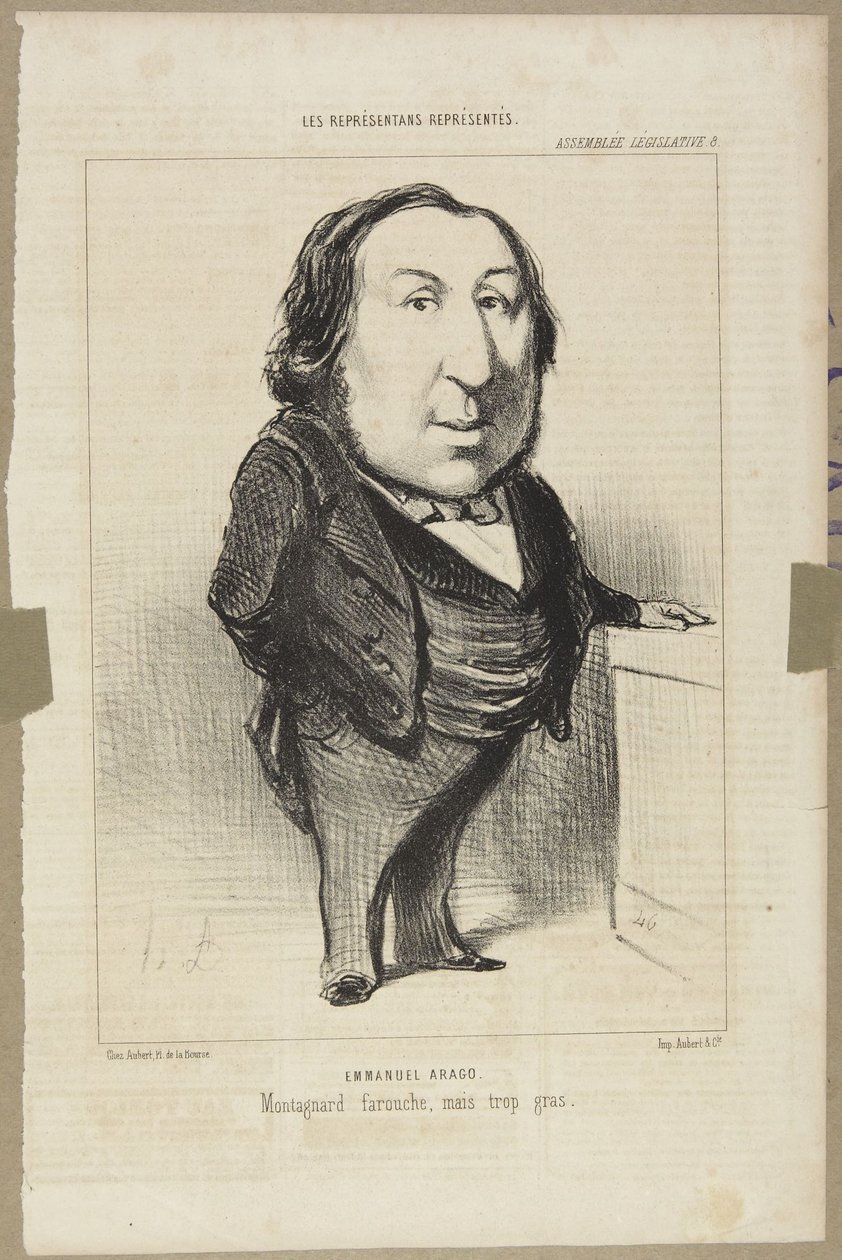 „Emmanuel Arago“ von Honoré Daumier