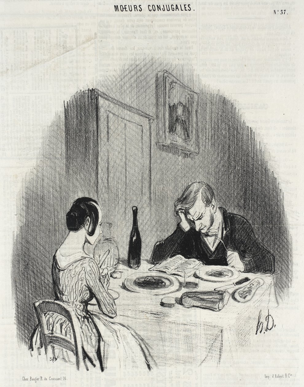 Das ist eine angenehme Art!... von Honoré Daumier