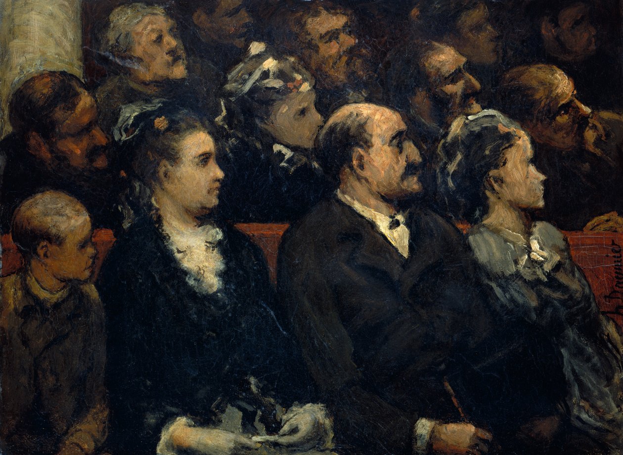 Französisches Theater von Honoré Daumier