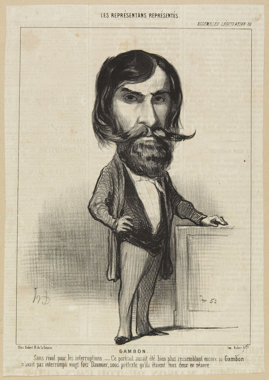„Gambon“ von Honoré Daumier