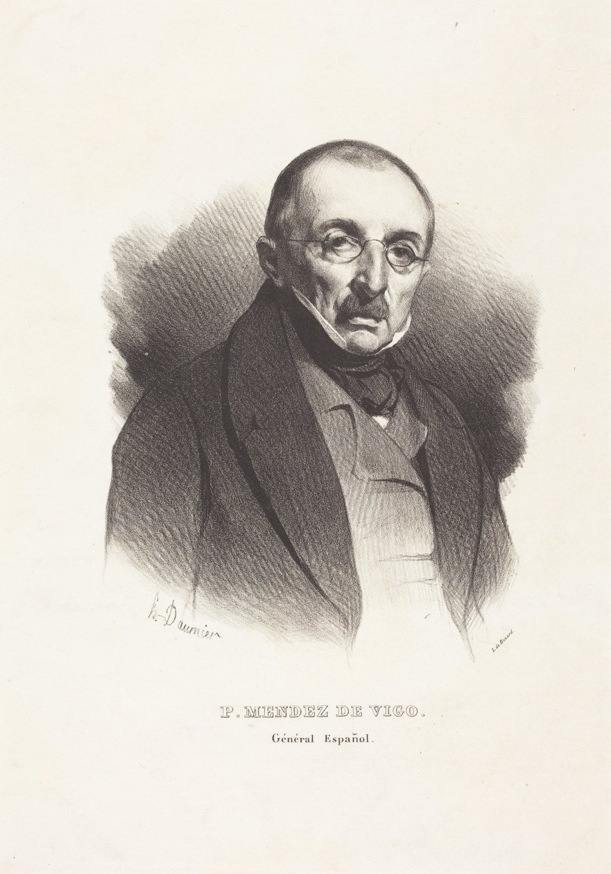 General P. Mendez Vigo von Honoré Daumier