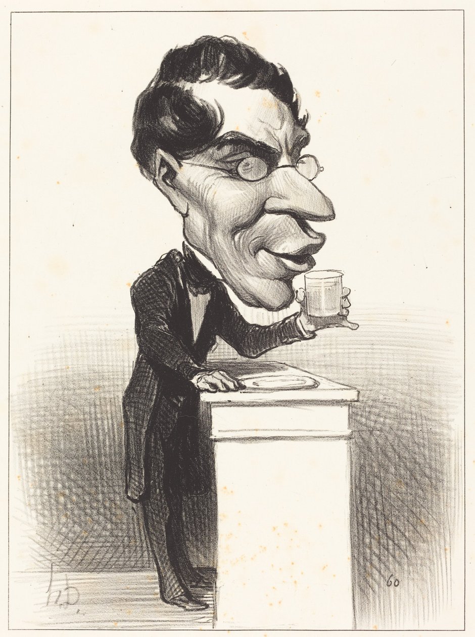 H.M. Augustin Corne von Honoré Daumier