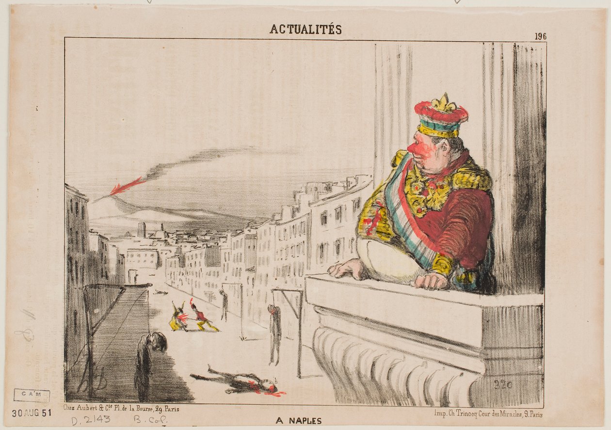 In Neapel von Honoré Daumier