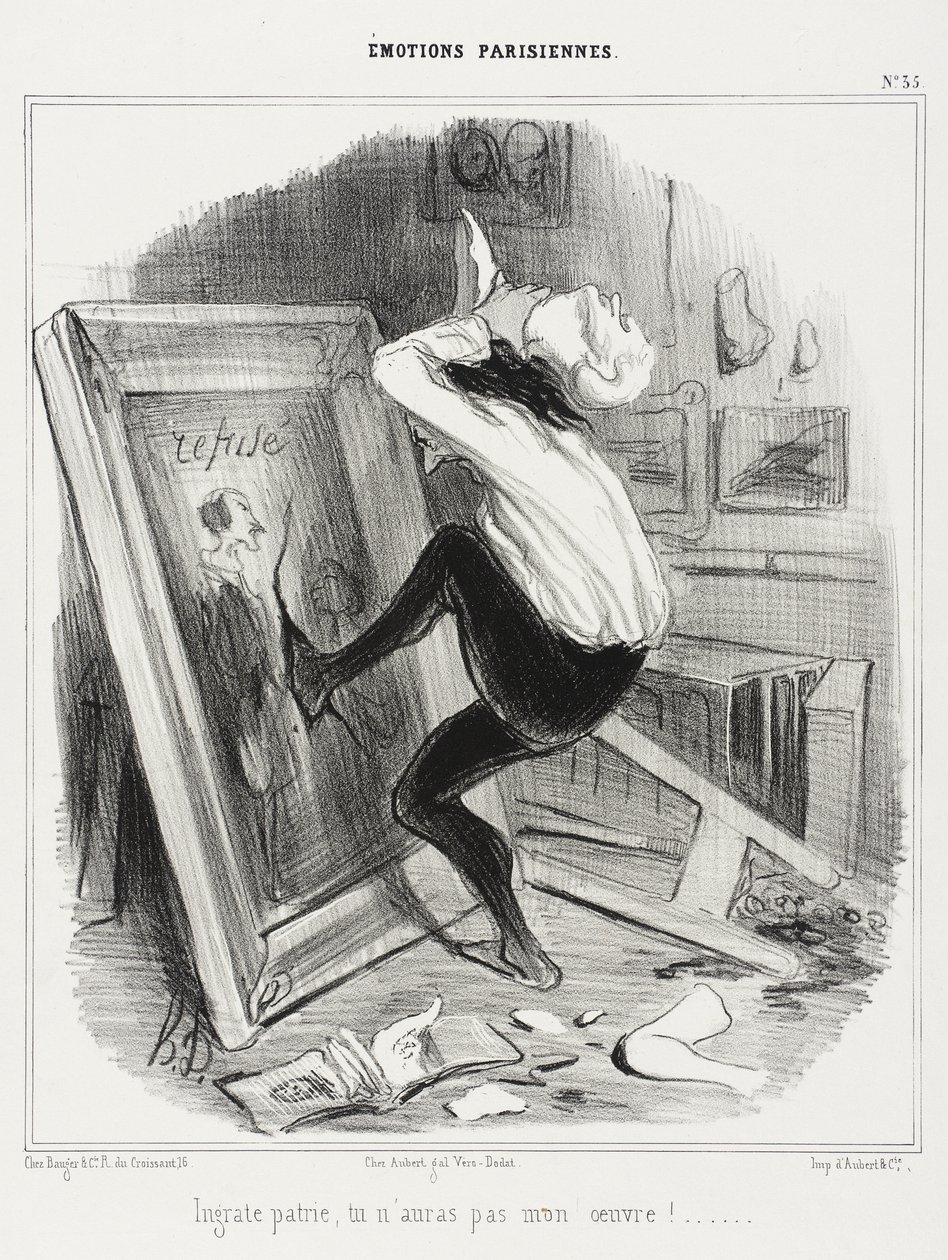 Undankbares Vaterland, du wirst mein Werk nicht haben! von Honoré Daumier
