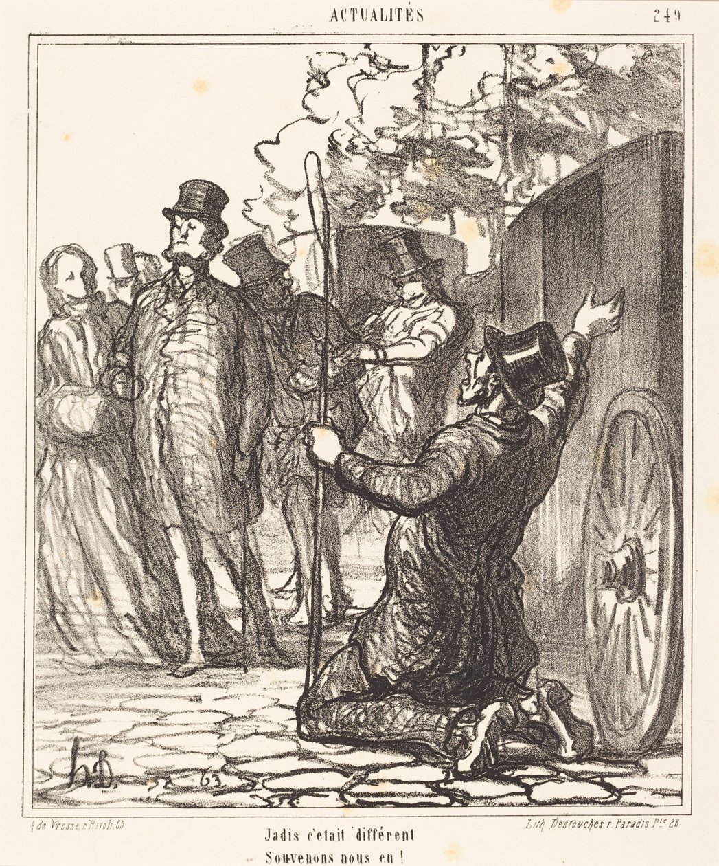 Früher war es anders von Honoré Daumier