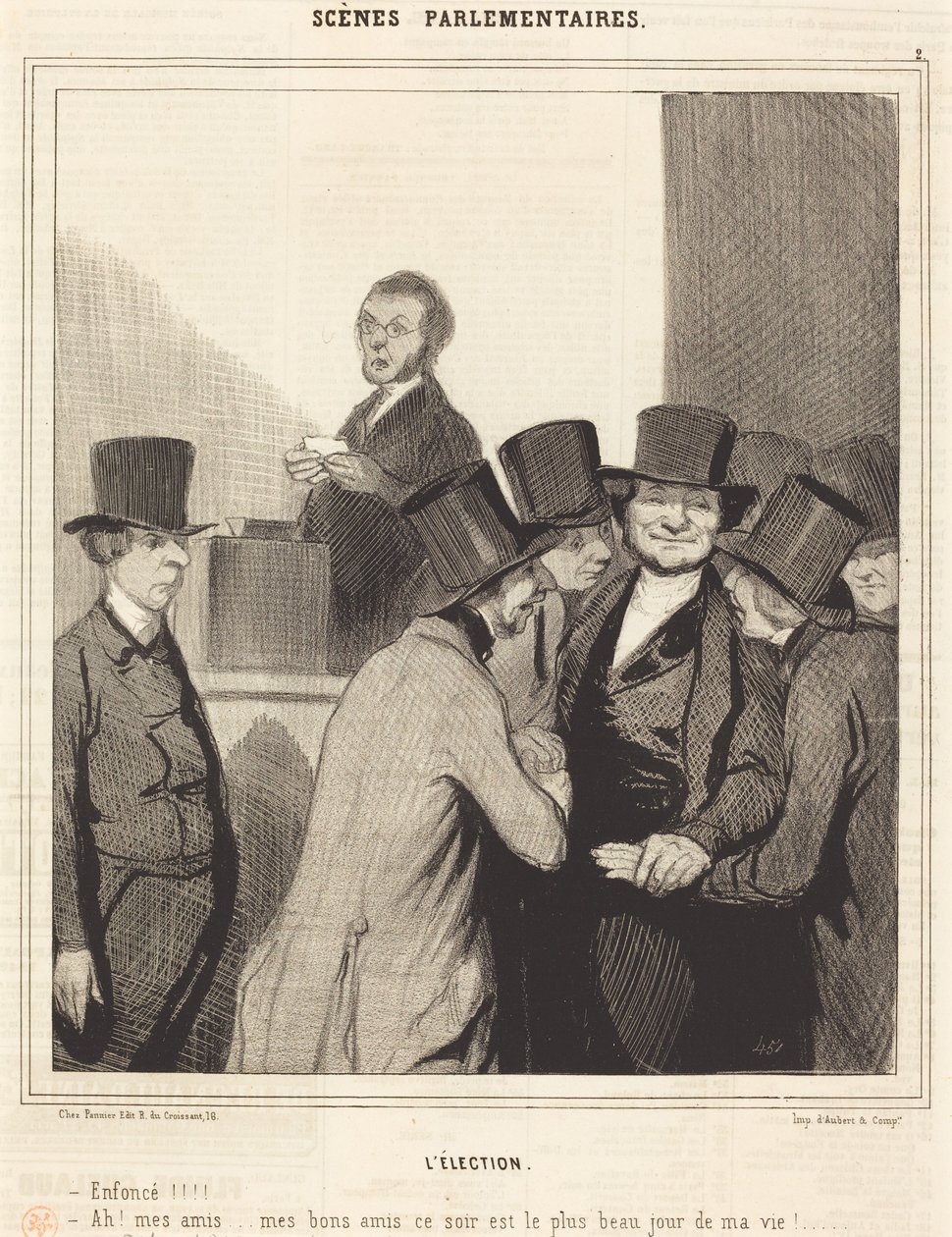 Die Wahl von Honoré Daumier