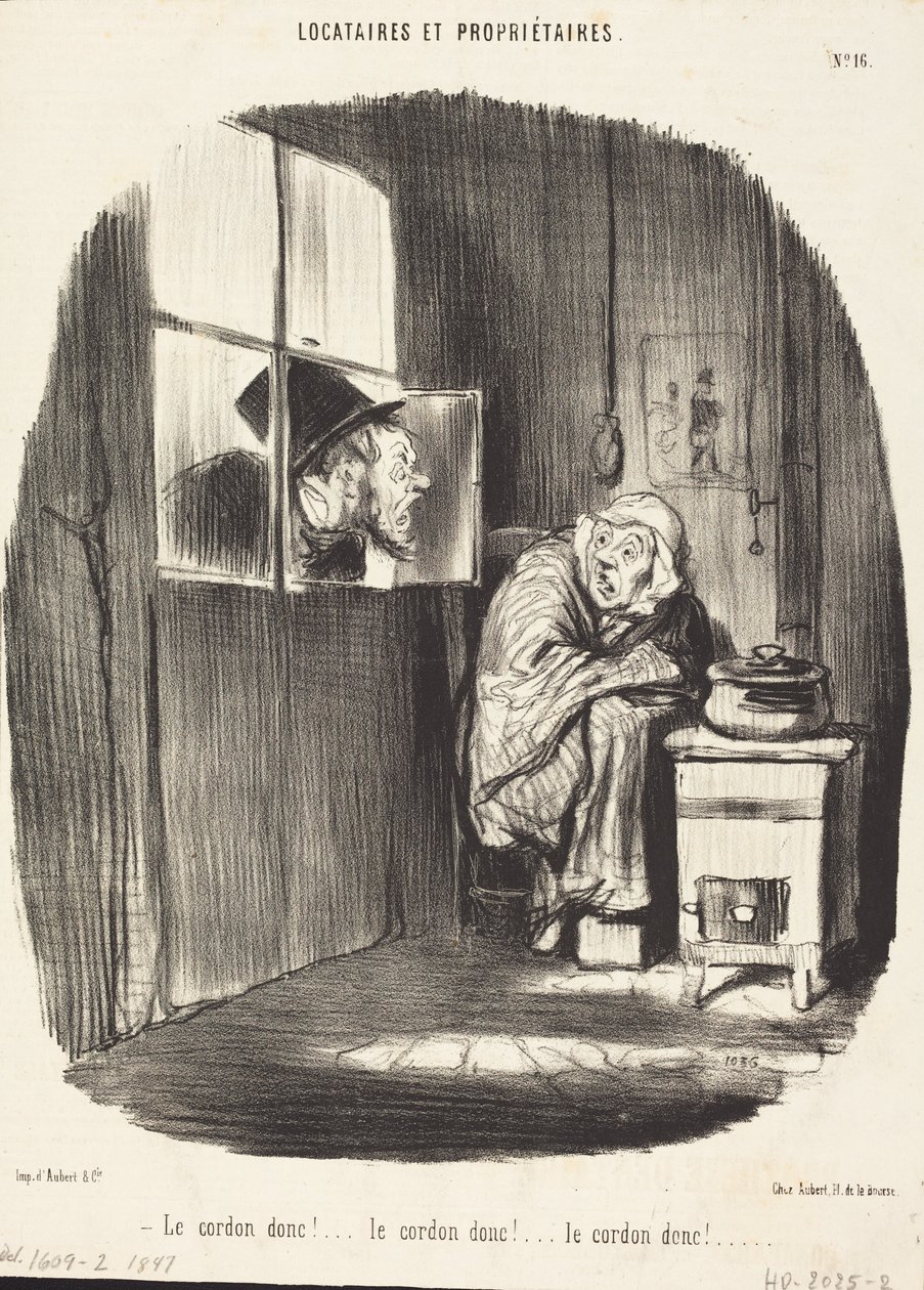Also die Schnur!... von Honoré Daumier