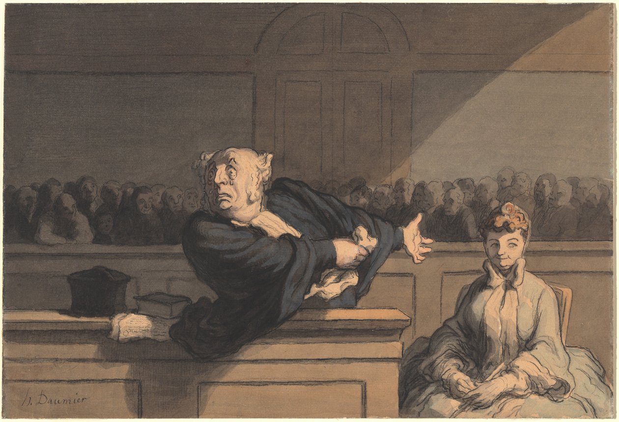 Der Verteidiger von Honoré Daumier