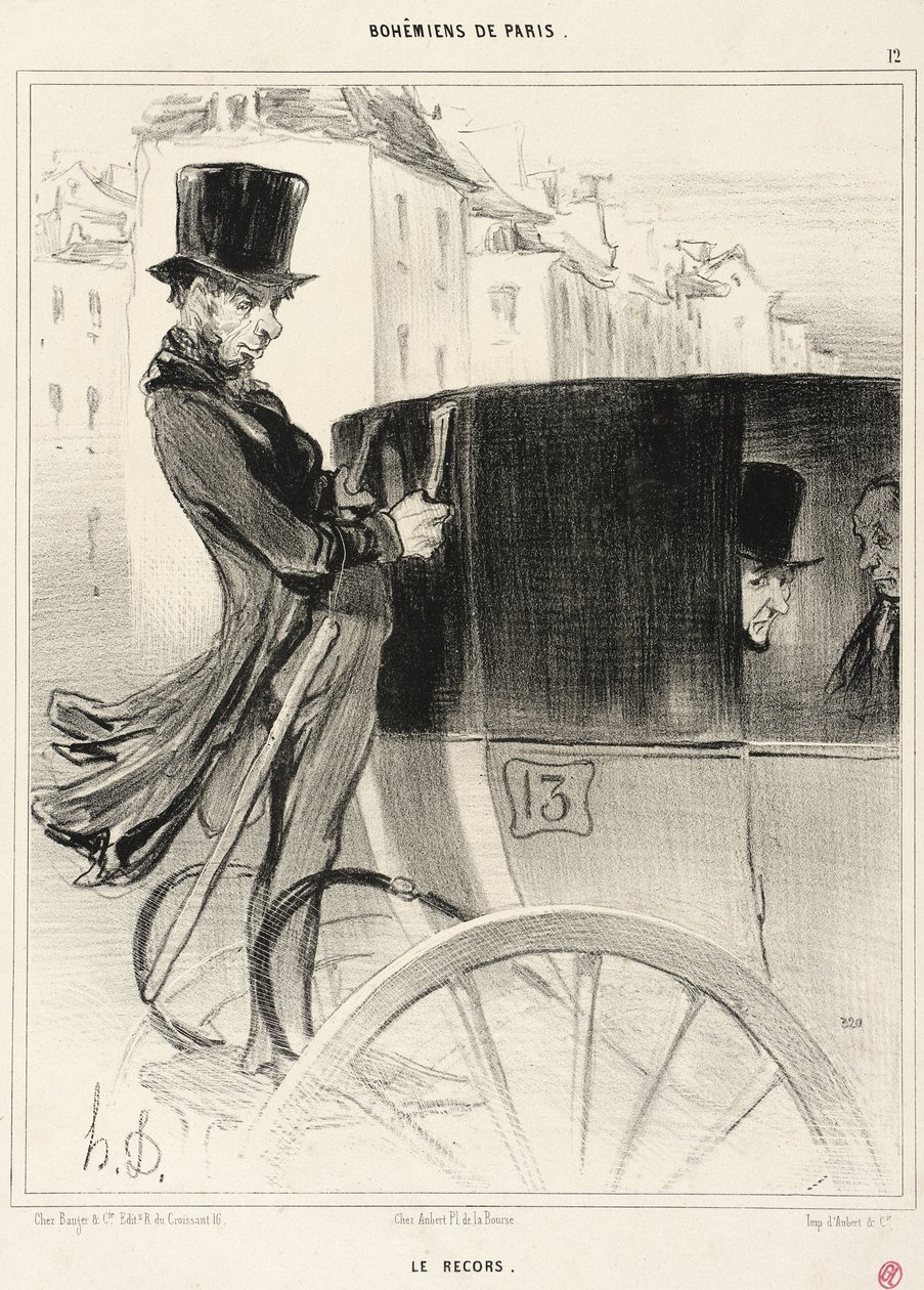 Der Gerichtsvollzieher von Honoré Daumier