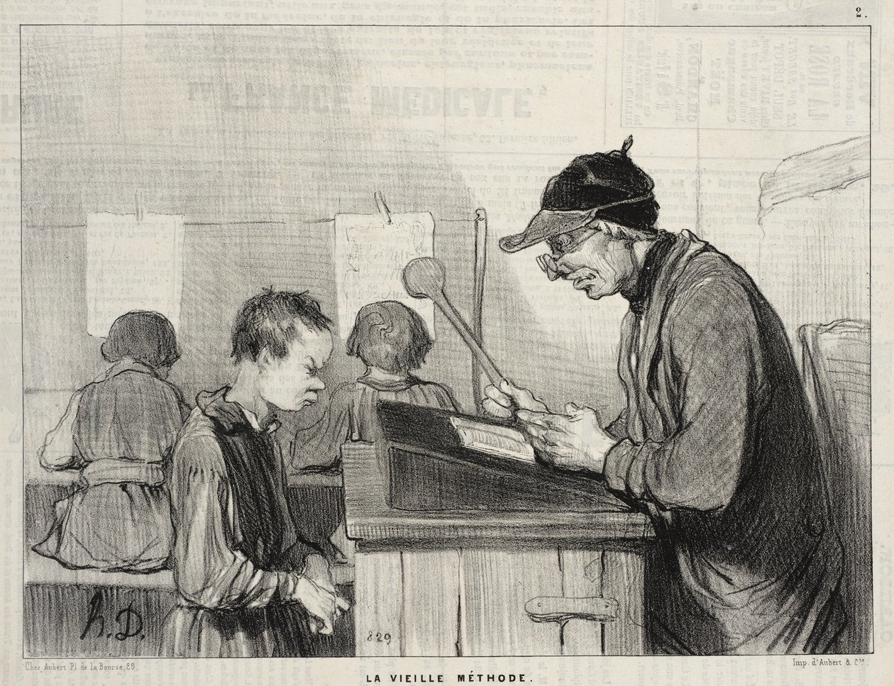 Die alte Methode von Honoré Daumier
