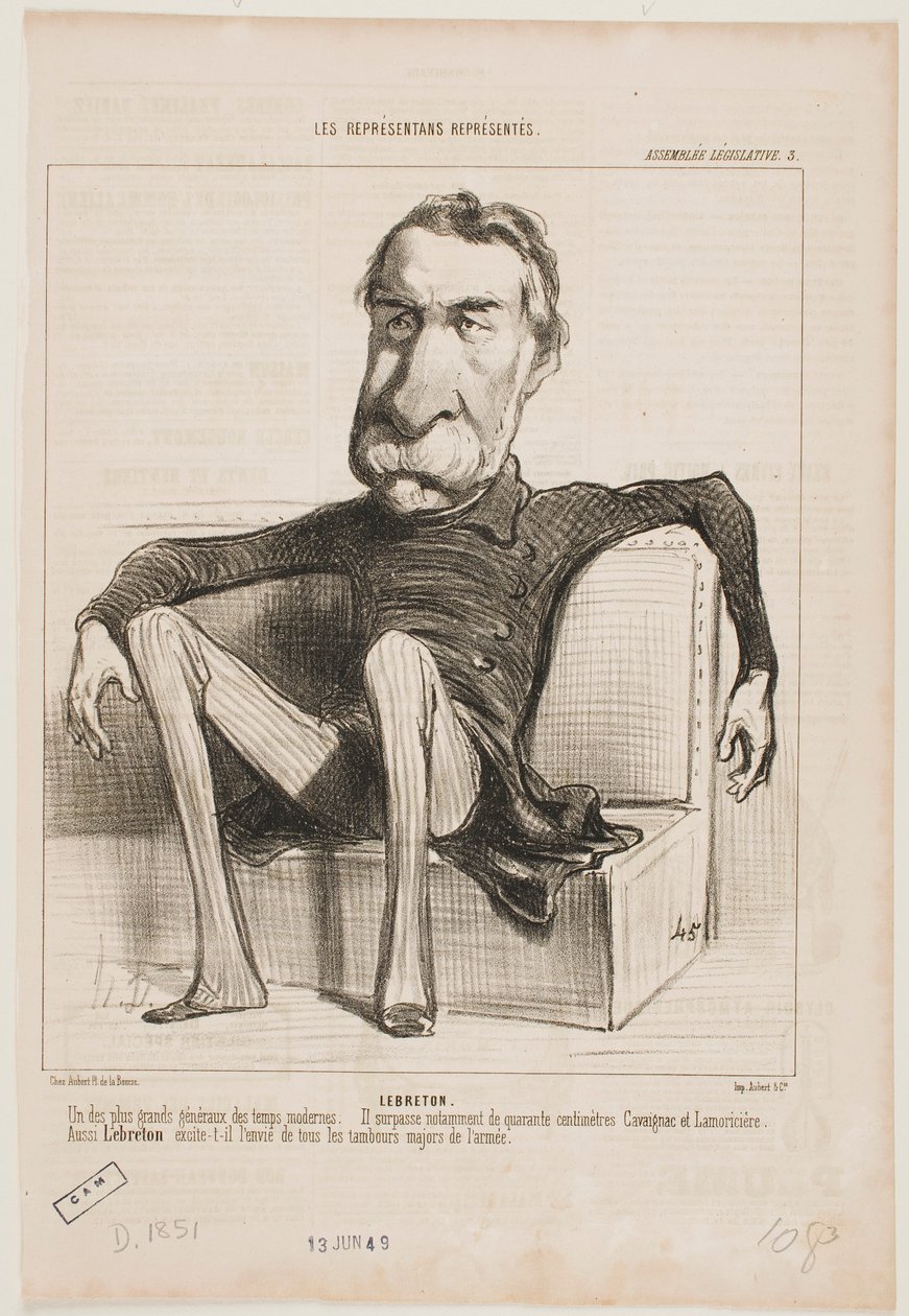 Lebreton von Honoré Daumier